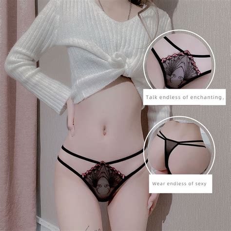 Jual Celana Dalam Transparan Wanita Tali Low Waist Hot G String Sexy Lingerie Romantis Thongs