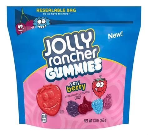 Jolly Rancher Goma Sabor Frutos Rojos Meses Sin Inter S