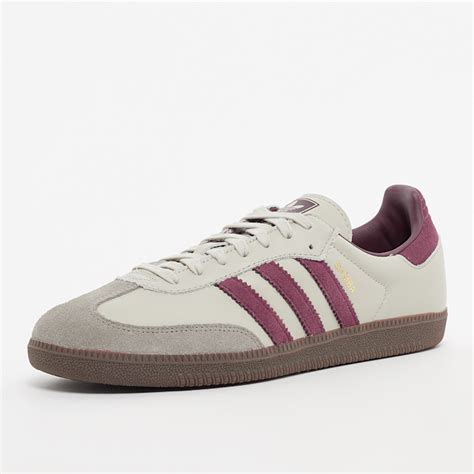 Shop Adidas Originals Samba Og Putty Grey Maroon Gold Metallic Beige