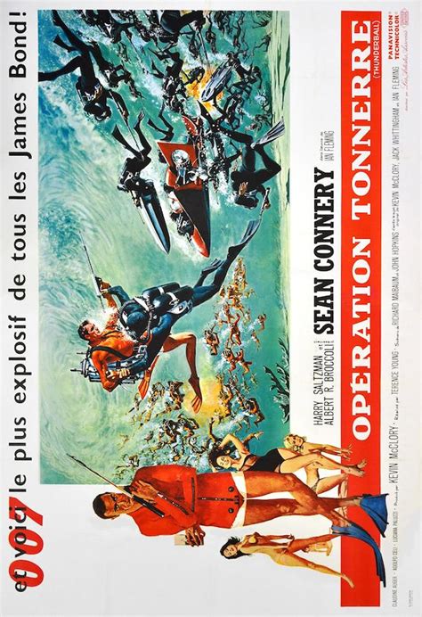 Thunderball (1965) - Poster FR - 2055*3000px