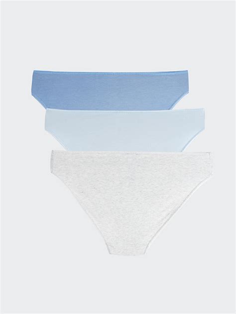 Plain Bikini Briefs Pack W AA Z GTG W AA Z GTG LC Waikiki