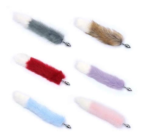 Plug Anal Iniciador Anal Metálico Cola De Zorra 2 Colores MercadoLibre