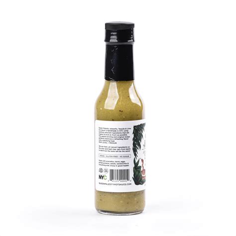 Queen Majesty Jalape O Tequila Lime Hot Sauce Heatsupply