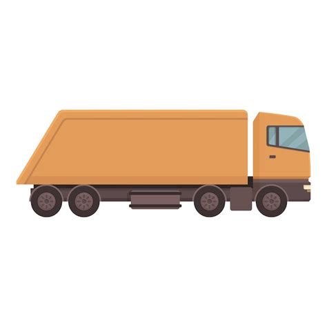 Premium Vector Building Truck Icon Cartoon Vector Tipper Dump Machine