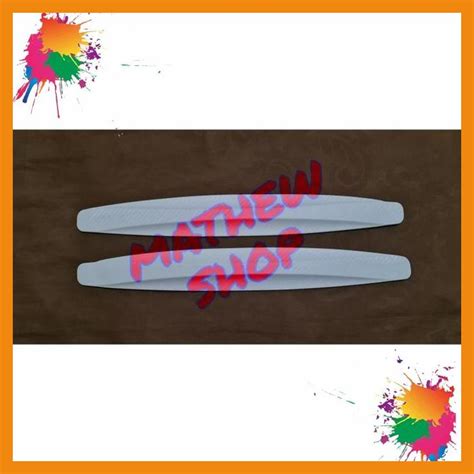 jual list bumper guard putih universal mobil pelindung sisi sudut