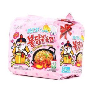 Samyang Buldak Halal Carbonara Hot Chicken Flavor Stir Fried Ramen G Packs Albazaar Market