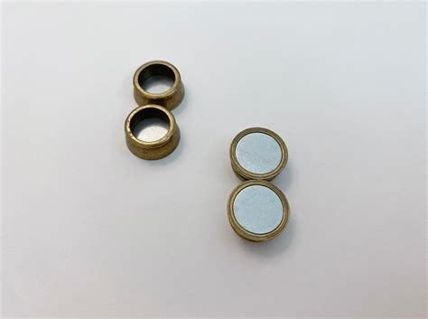 Antique Brass Magnetic Clasp Extremely Strong Magnet 10mm Etsy