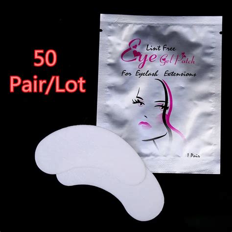 Купить 50 пар/лот подушечки для глаз наращивание ресниц бумаги патчи ...