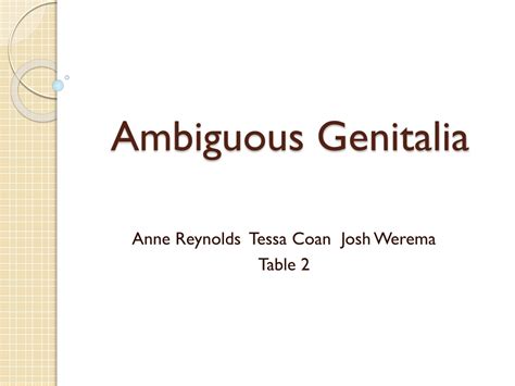 Ppt Ambiguous Genitalia Powerpoint Presentation Free Download Id 8956753