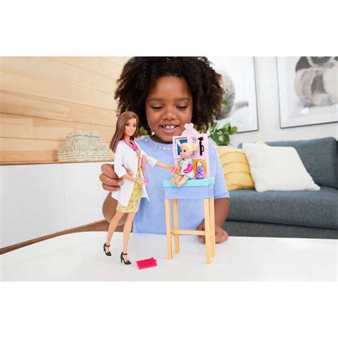 Barbie Pediatrician Playset Blonde Doll Multicolor Kidinn