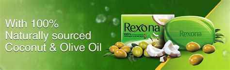 rexona coconut  olive oil soap  gm  silky smooth skin