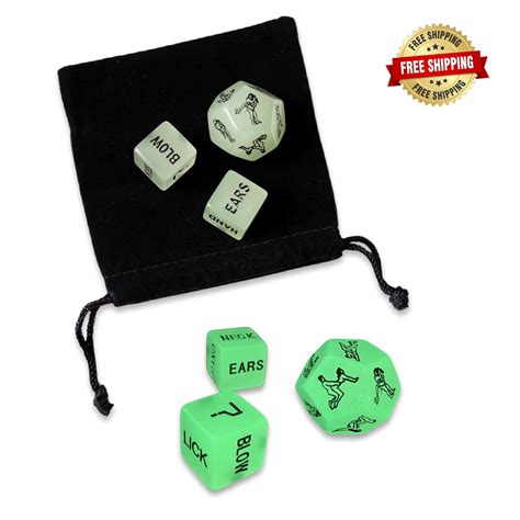 Intimate Glow In The Dark Sex Dice Game Party Gift Fun Couple Foreplay Bachelorette