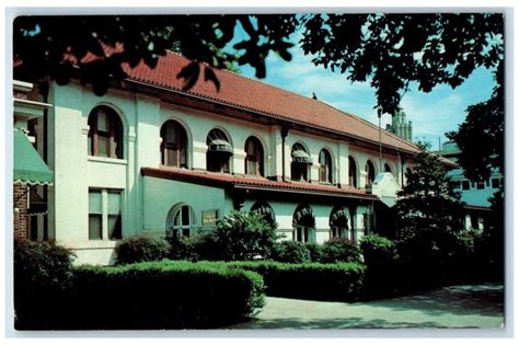 The Hale Bath House On Bath House Row Hot Springs AR Posted Postcard United States