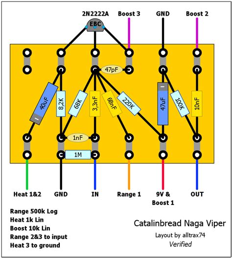 booster od fuzz distortion catalinbread naga viper tagboard layout