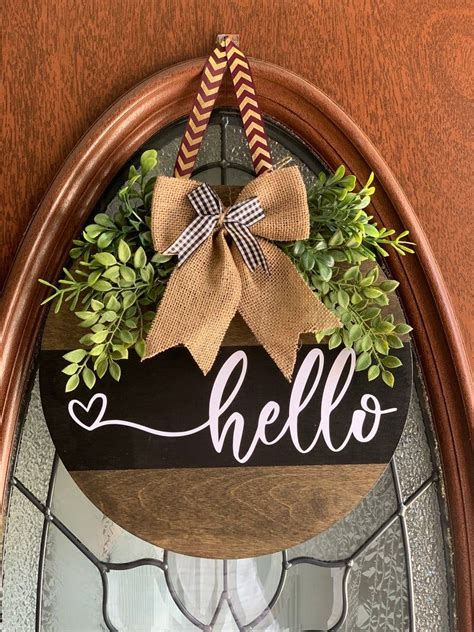 Wooden Wreaths Door Wreaths Diy Diy Wreath Wood Front Doors Front