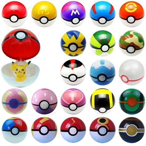 Pokemon Balls Figures Pokemon Pokeballs Toys Pokeball Toys Figures