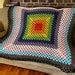 Rainbow Gay Pride Blanket Progress Flag Colors With Granny Squares Inches By Inches Etsy