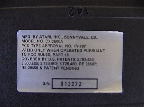 CX 2600a Sunnyvale A Rare Item Atari 2600 AtariAge Forums