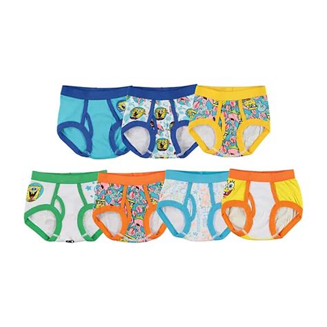 Spongebob 3 Pack Boys Briefs