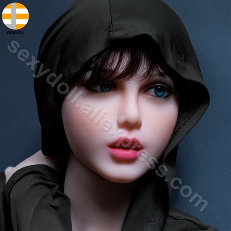 WMDOLL NEW 185 Oral HEAD TPE Silicone Sex Doll HEAD European Face Top