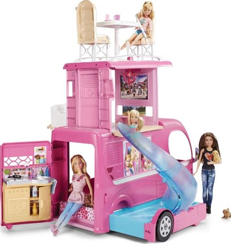 Foto Doplněk pro panenku Mattel Barbie Karavan snů s obří skluzavkou