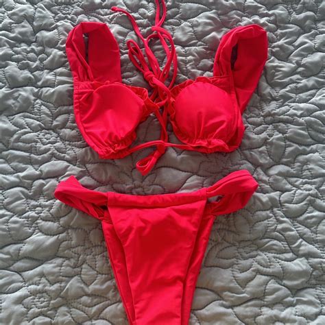 Bright Pink Bikini Never Worn Only Tried On Depop