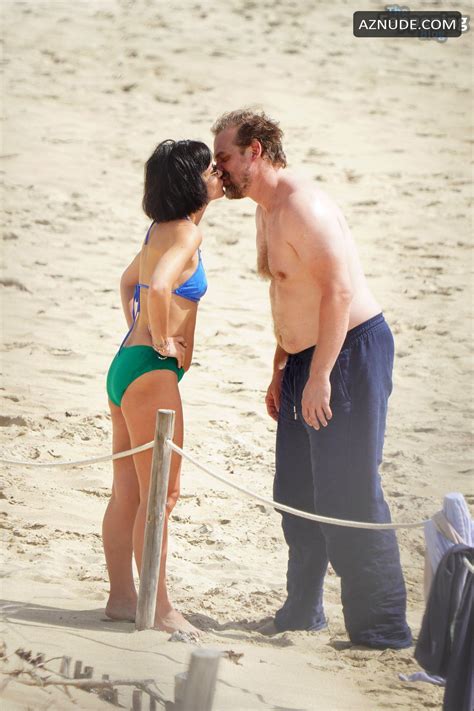 Lily Allen Sexy Shows Off Her Beautiful Body In A Hot Bikini At The Beach With David Harbour In