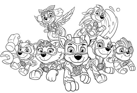 Super Filhotes Da Patrulha Canina Desenhos Para Colorir