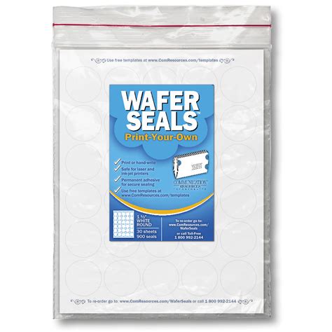Customizable Wafer Seals Tabs For Church Communications Save Time And