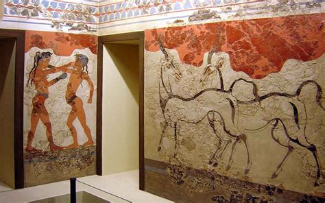 Akrotiri Boxer Fresco Greece Is