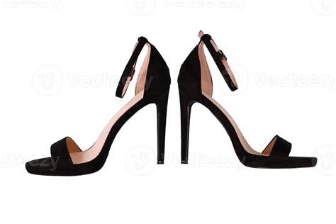 Black High Heels Isolated On A Transparent Background 21351125 Png
