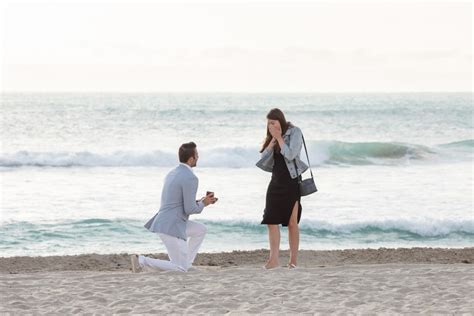 Romantic Miami Proposal Ideas: Sunrise at the beach