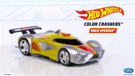 Hot Wheels Color Crashers Yellow