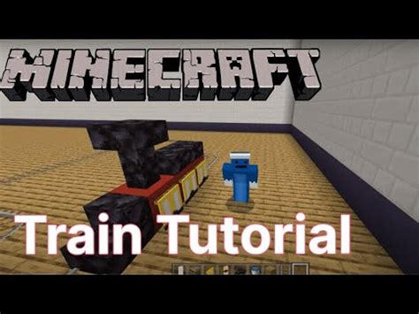 Minecraft: Train Tutorial - YouTube