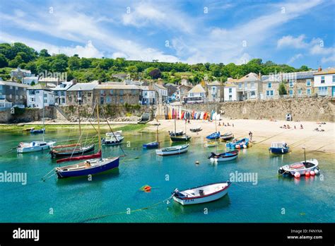 A View Of The Harbour In The Quaint And Picturesque Fishing Port And