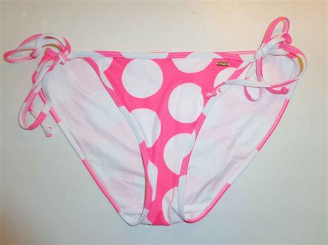 Victoria S Secret Mediano Rosa Pink Calzon Bikini M Traje Ba 498 00 En Mercado Libre