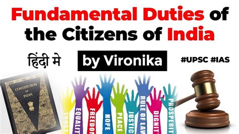 What Are Fundamental Duties Of The Citizens Of India How They Were