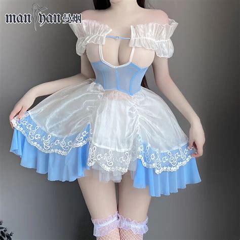 Sexy Lingerie Anime Maid Cosplay Costumes Princess Stage Outfit Club Party Dress Ebay