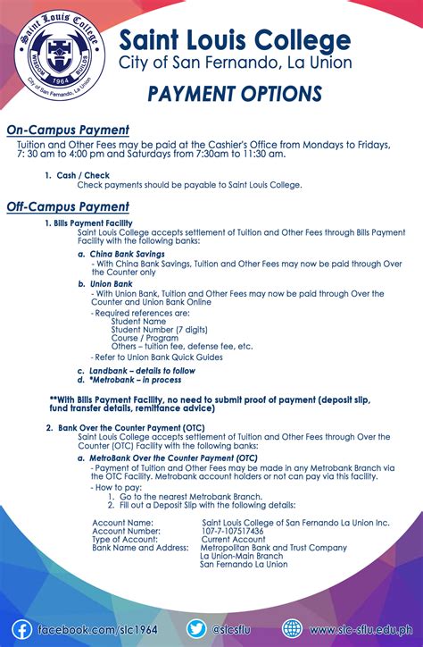 Saint Louis University Baguio Tuition Fee Accountancy Nar Media Kit