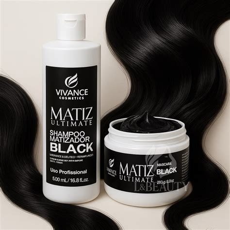 Qual O Melhor Matizador Preto - Shampoo Matizador Preto 300ml + Mascara Matizadora Preta 250GR ...
