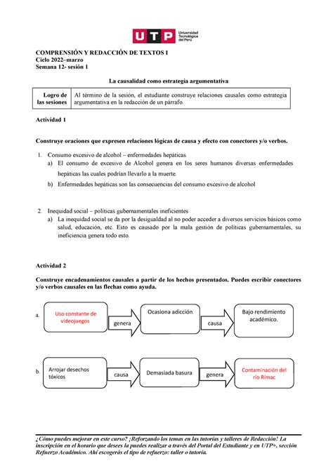 S12 S1 La Causalidad Como Estrategia Discursiva Material 2022 Marzo