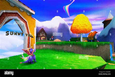Spyro Year Of The Dragon Sony Playstation 1 Ps1 Psx Editorial Use