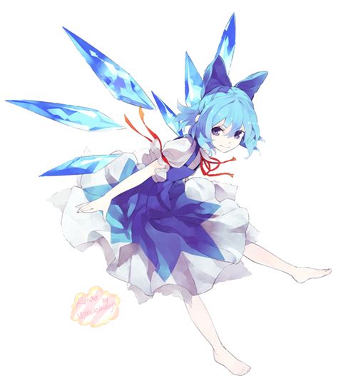 Touhou Project Cirno Render By Candy Witch On Deviantart