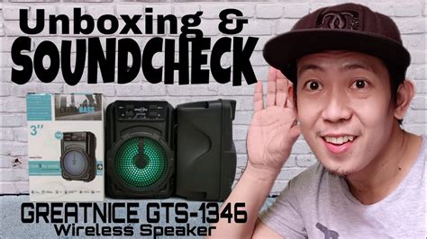 GREATNICE WIRELESS SPEAKER Unboxing Soundcheck YouTube