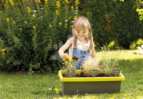 Vaso da fiori da 20 litri per casetta da giardino con accessori Smoby
