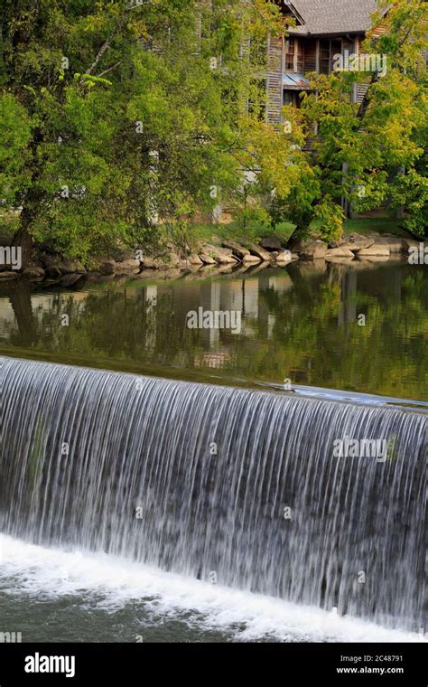 Waterfall In Pigeon Forgeknoxvilletennesseeusa Stock Photo Alamy