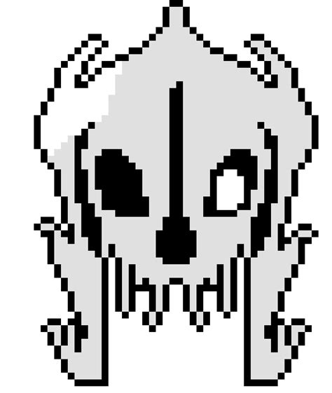 Pixel Art Undertale Sans Gaster Blaster Gaster Blaster Pixel Art ...