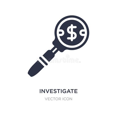 Investigate Icon On White Background Simple Element Illustration From