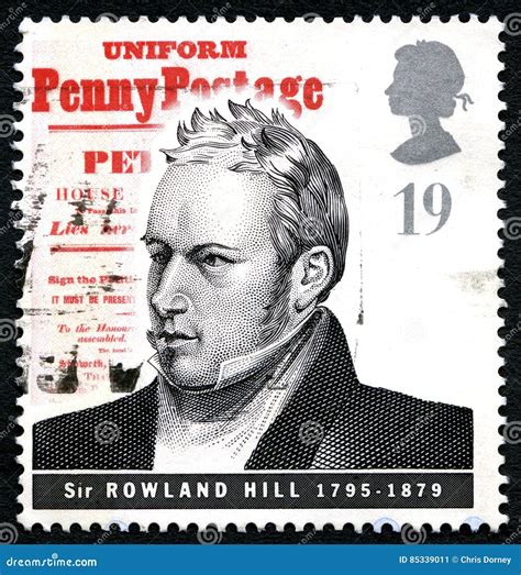 sir rowland hill editorial photo cartoondealercom