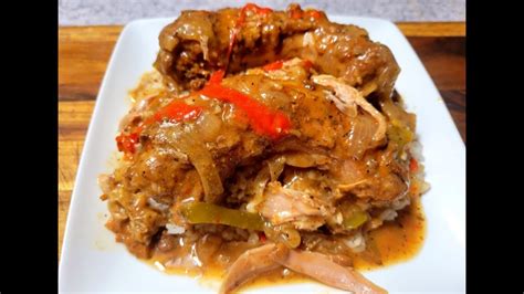 Oven Baked Turkey Necks With Gravy Youtube